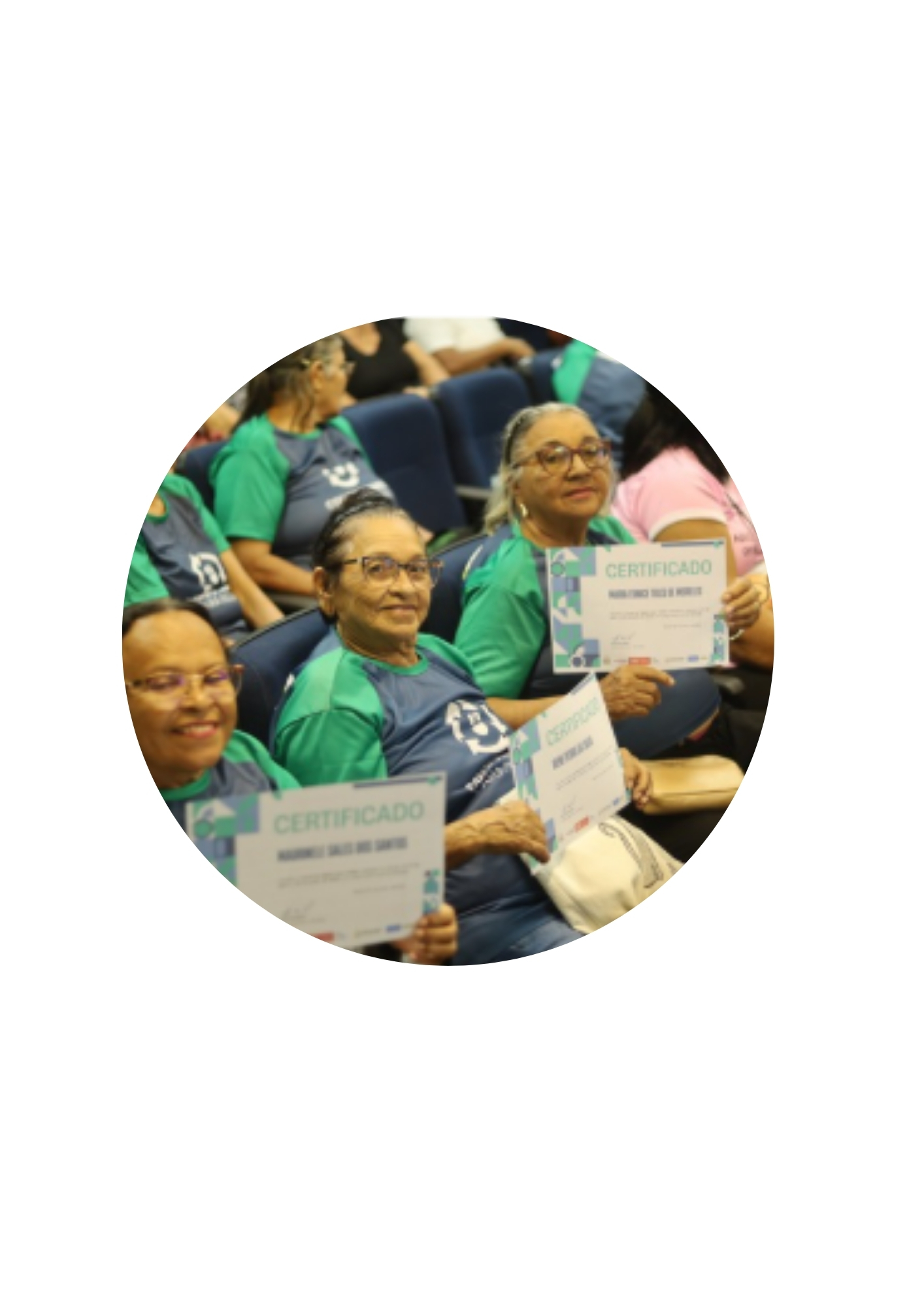 Plateia em cerimônia de entrega de certificados do IEC Brasil